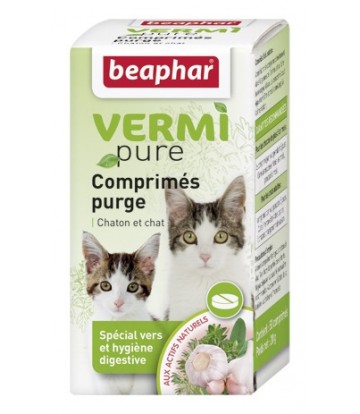 Vermipure Antiparasitarias Naturales Gato 50 comp