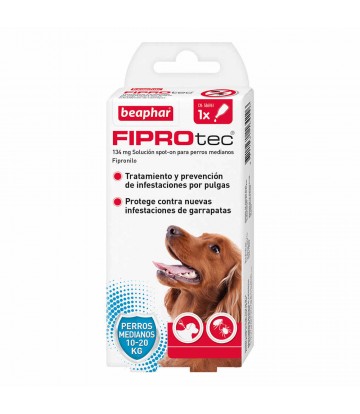 Fiprotec Spot On Perro 10-20kg (1x1,34ml)