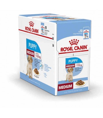 Wet SHN Medium Puppy 140gr pouch (10uds)