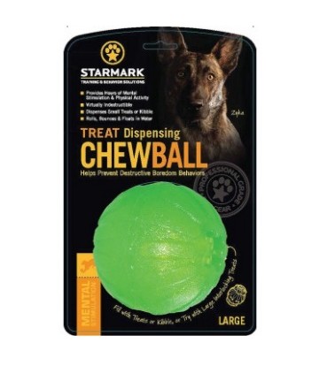 Treat Dispensing Chew Ball - L, 10 cm