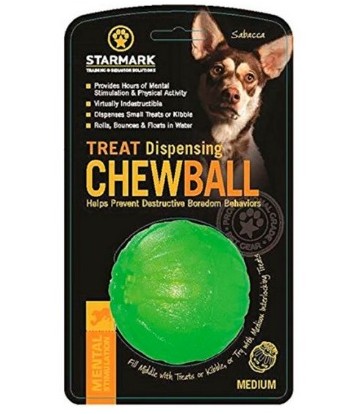 Treat Dispensing Chew Ball -  M , 7 cm