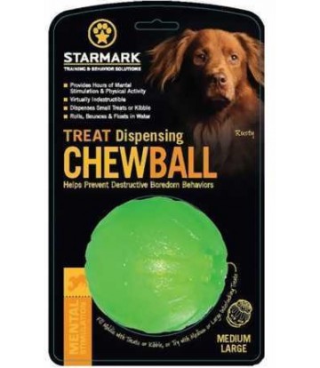 Treat Dispensing Chew Ball - M/L, 9 cm