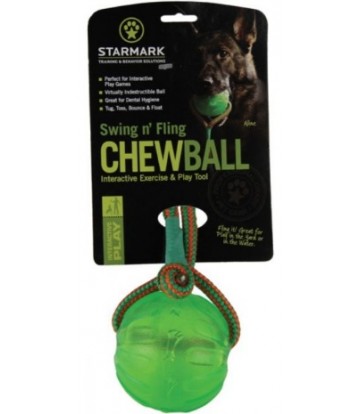 Swing & Fling Chew Ball    -    M/L, 9 cm