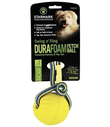 Swing & Fling Durafoam Fetch Ball on a rope - 2,5