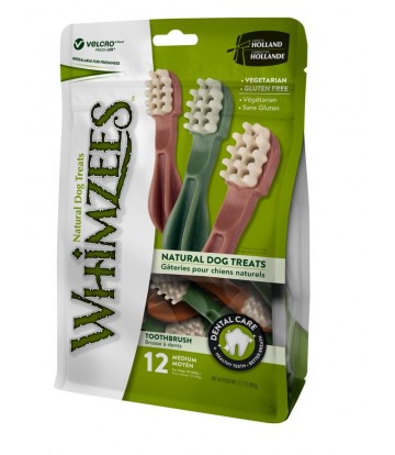 Whimzees Cepillo M Mix 11,4cm Bolsa 12u (6uds)
