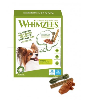 Whimzees Variety Value S Caja Nuevo Diseño 56u/c