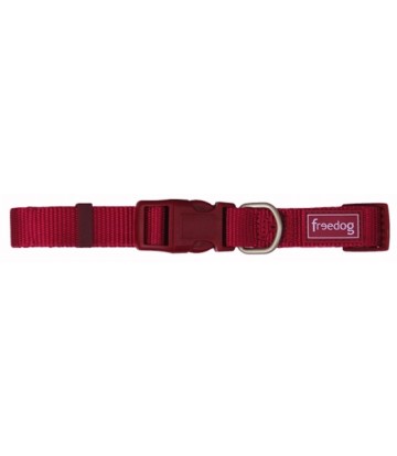 Collar Nylon Basic Granate 0,8 x 10/20cm