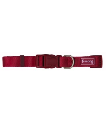 Collar Nylon Basic GRANATE 15mm