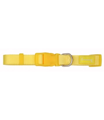 Collar Nylon Basic Amarillo 20mm