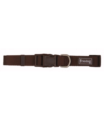Collar nylon basic MARRÓN 20mm