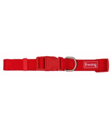 Collar Nylon Basic ROJO 25mm