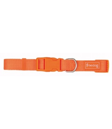 Collar Nylon Basic NARANJA 25mm