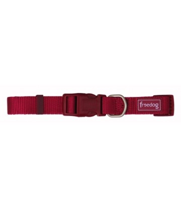 Collar Nylon Basic GRANATE 25mm