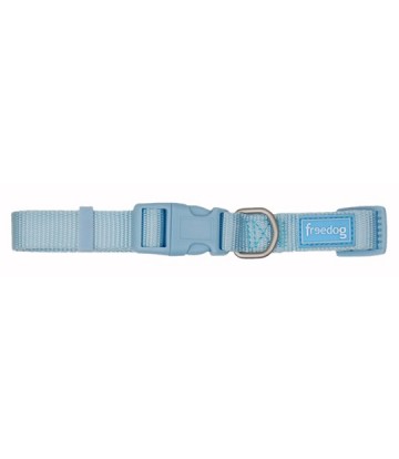 Collar Nylon Basic Azul Cielo 25mm