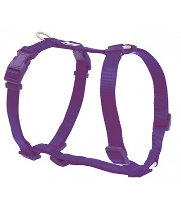 Arnés Nylon Basic Lila   0,8 x 15/30cm