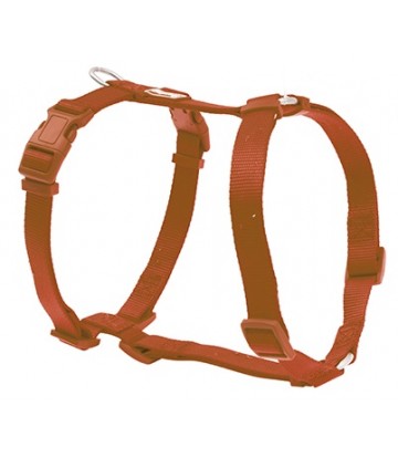 Arnés nylon basic ROJO TEJA 10mm
