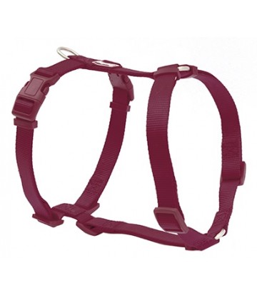 Arnés Nylon Basic GRANATE 25mm