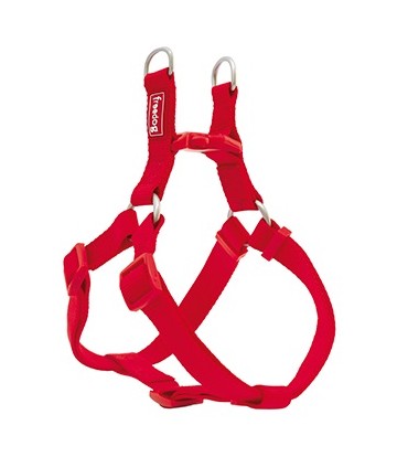 Arnés Nylon Basic Tipo A Rojo 0,8 x 15/30cm