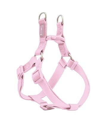 Arnés Nylon Basic Tipo A Rosa 10mmx20-36cm