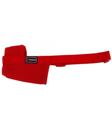 Bozal Nylon Soft Rojo T-XS