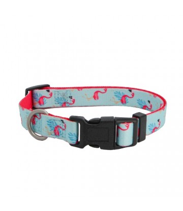 Collar Flamingo M 20mm x 35/65cm