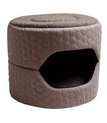Refugio Prestige 2x1 Gris 40x40x35cm