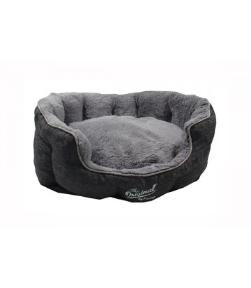 Cuna Exagonal Vintage Gris T-L 76x58x24cm