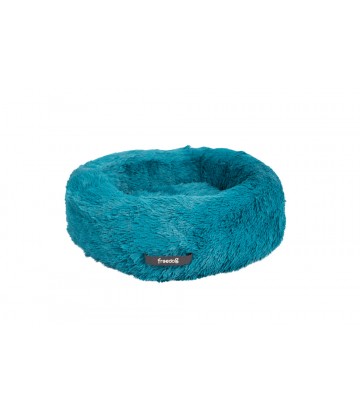 Cama Donut Azul Con Asa 80x80cm