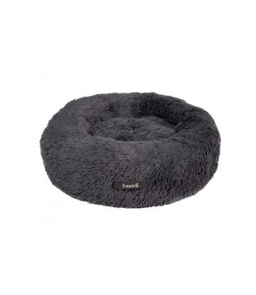 Cama Donut Gris Con Asa 80x80cm
