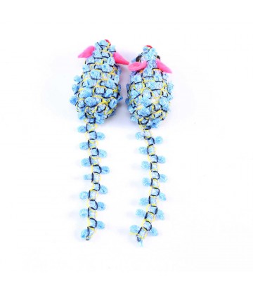 Set Dos Ratones Azules 4,5cm