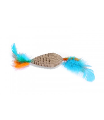 Rascador Kraft  Piña Con Plumero 15 x 3,5cm