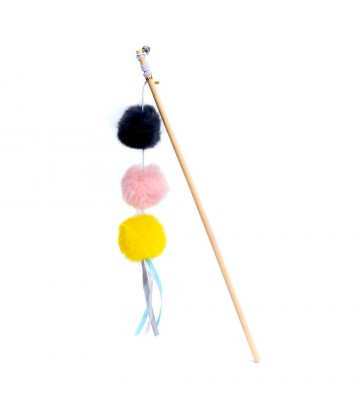 Stick 3 Pelotas Colores 45cm