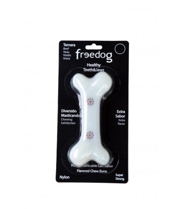Hueso duro de nylon sabor Ternera 21cm