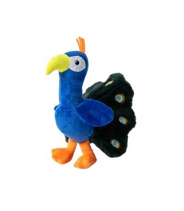 Peluche Peacock 24x30cm