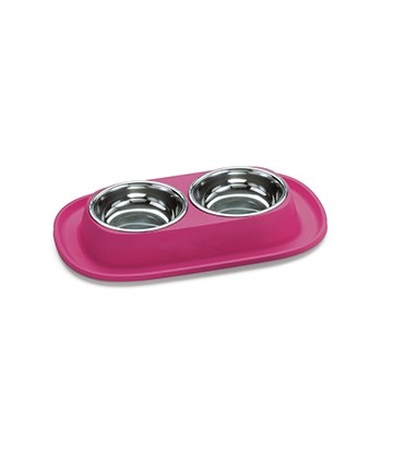 Bowl Silicona Inox Doble 200ml x 2