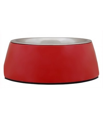 Bowl Melamina Inox Rojo S 13cm  210ml