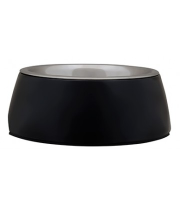 Bowl Melamina Inox Negro L 19cm  520ml