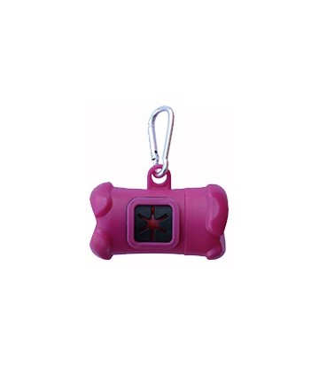 Dispensador Bolsas Rosa