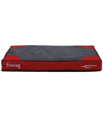 Cama Memory Foam Flat rojo 51x76x10cm