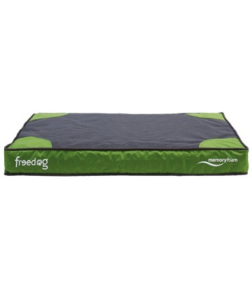 Cama Memory Foam Flat verde 51x76x10cm