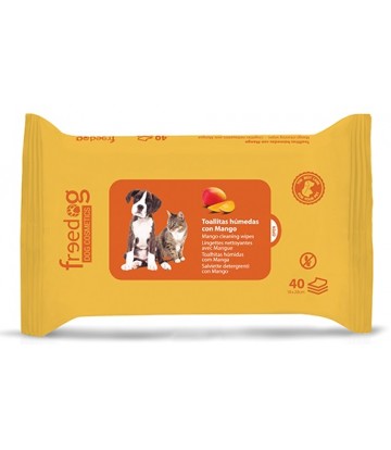 Toallitas esencia Mango 40 pcs 28x18cm 45 gr.