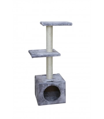 Rascador Building 30 x 30 x 89cm Gris Claro