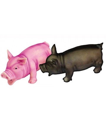 Cerdito 17cm ROSA o NEGRO (sonido auténtico)