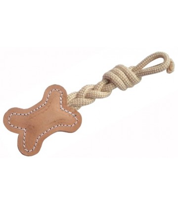 Juguete Perro Leather bone 30cm