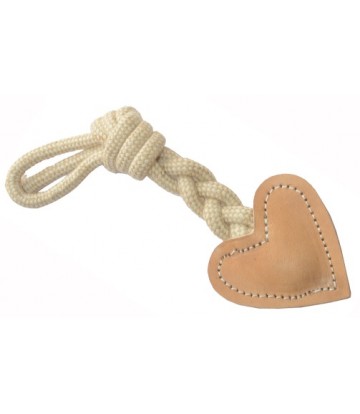 Juguete Perro Leather heart 30cm