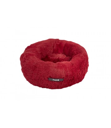 Cama Donut Rojo Con Asa 50x50cm