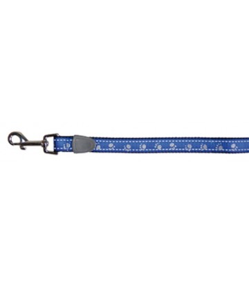 Correa nylon reflectante 15mm AZUL *DX*