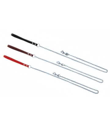 Cadena Cromada Piel 4mmx60cm surtido colores