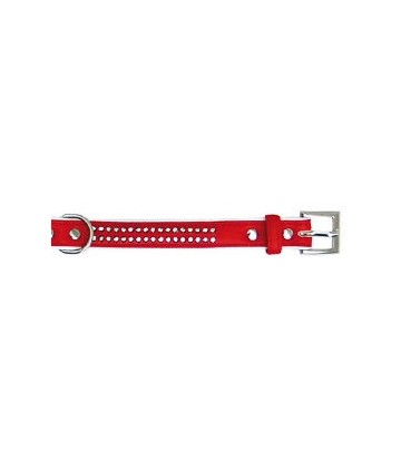 Collar polipiel Brillantes rojo 1,3x25cm