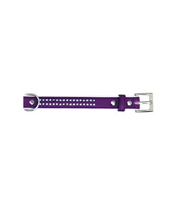 Collar polipiel Brillantes lila 1,3x35cm